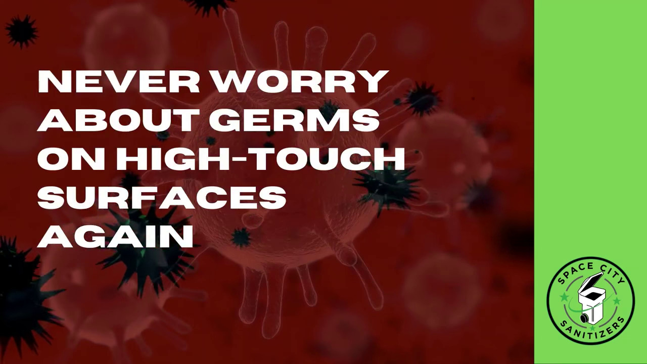 Never worry about germs on high-touch surfaces again!